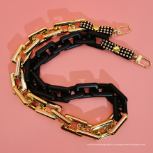 70 см длинное золотое ожерелье-цепочка для очков, матовые акриловые цепочки для очков, мужские и женские цепочки для солнцезащитных очков